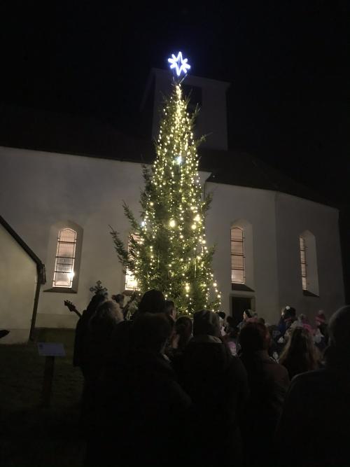 Rozsvícení vánočního stromu ve Všerubech - 30. 11. 2019
