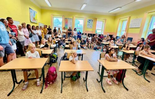 Zahájení školního roku 2024/2025 v Základní škole ve Všerubech.
