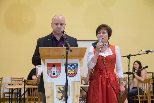 Zahájení Česko-bavorských týdnů, starosta Všerub Václav Bernard